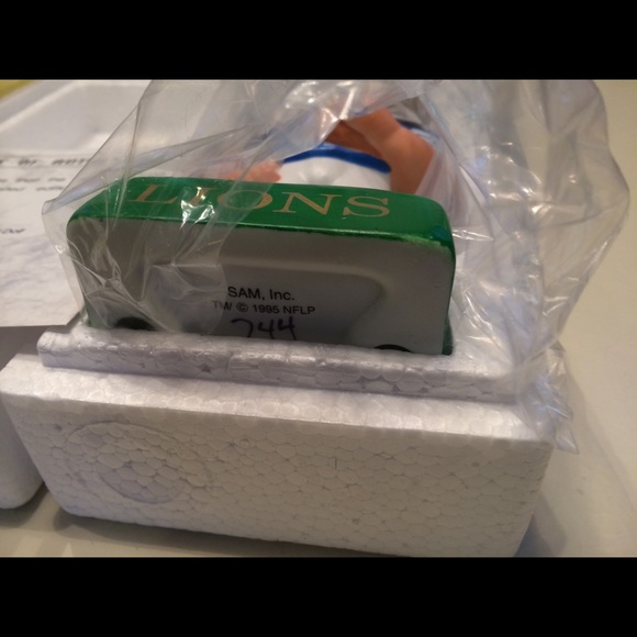 ❤️SOLD❤️DETROIT LIONS 1995 BOBBING HEAD NODDER VERY RARE - Picture 6 of 10